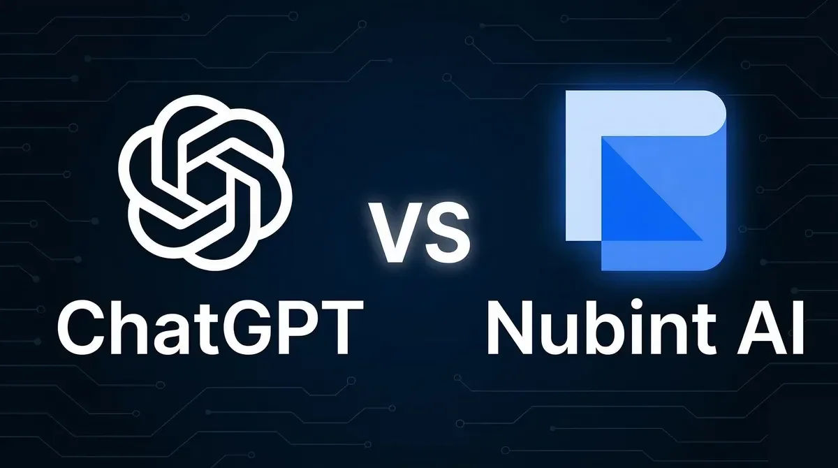 ChatGPT vs Nubint AI — 论文写作选哪个AI？ (2026)