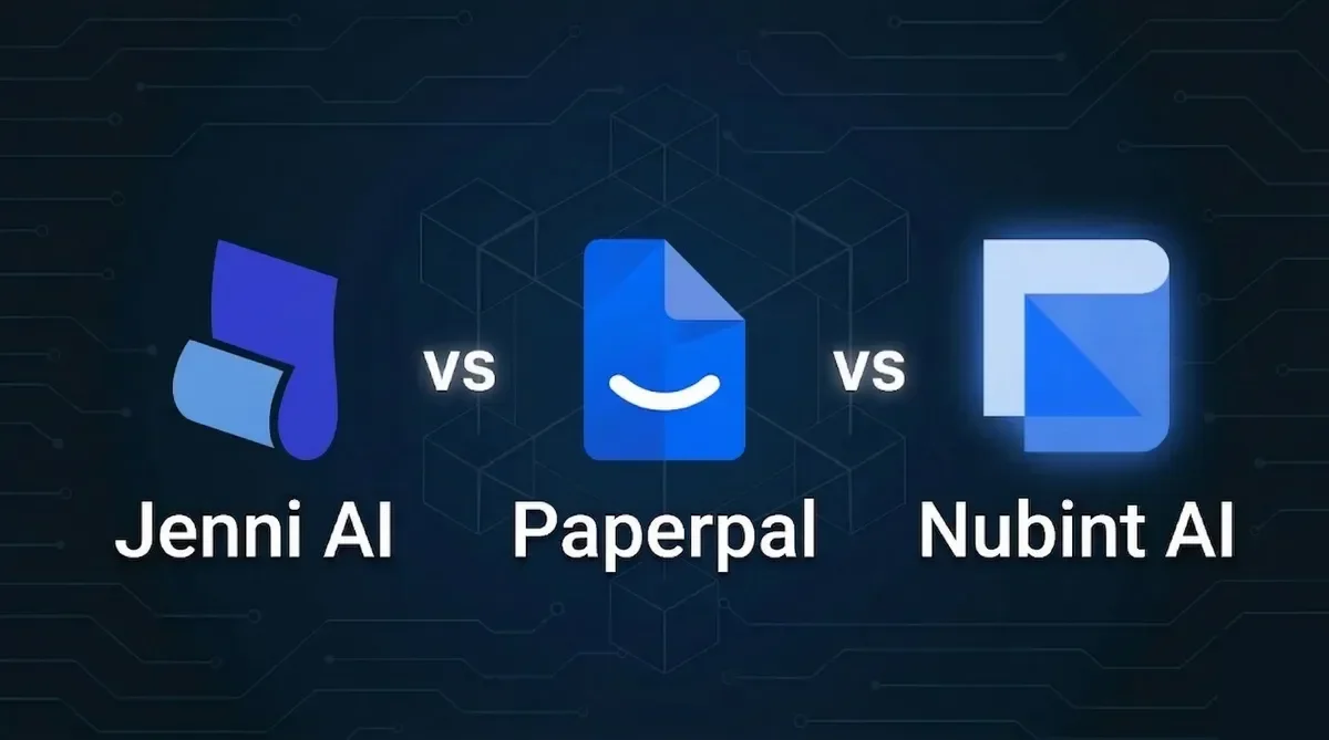 Jenni AI vs Paperpal vs Nubint AI — 论文写作AI对比 (2026)